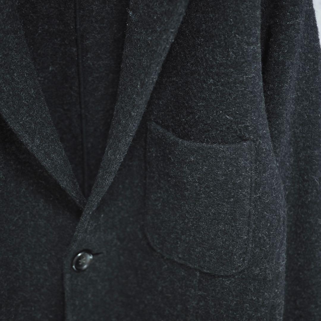 ヨウジヤマモト×INDUSTYLE｜14AW ウールジャージーブレザー（黒・4）