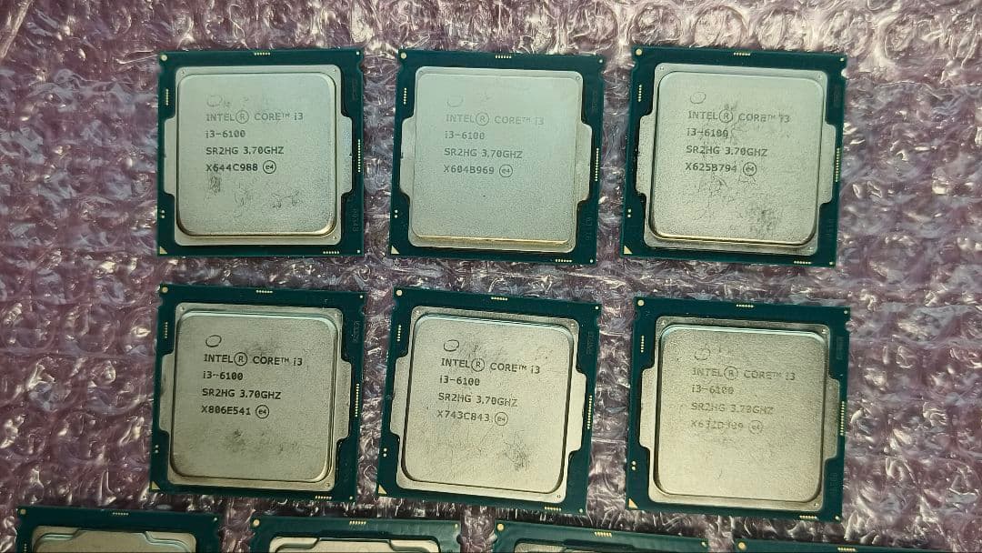 core i3 6100 7100 まとめ売り動作確認済み