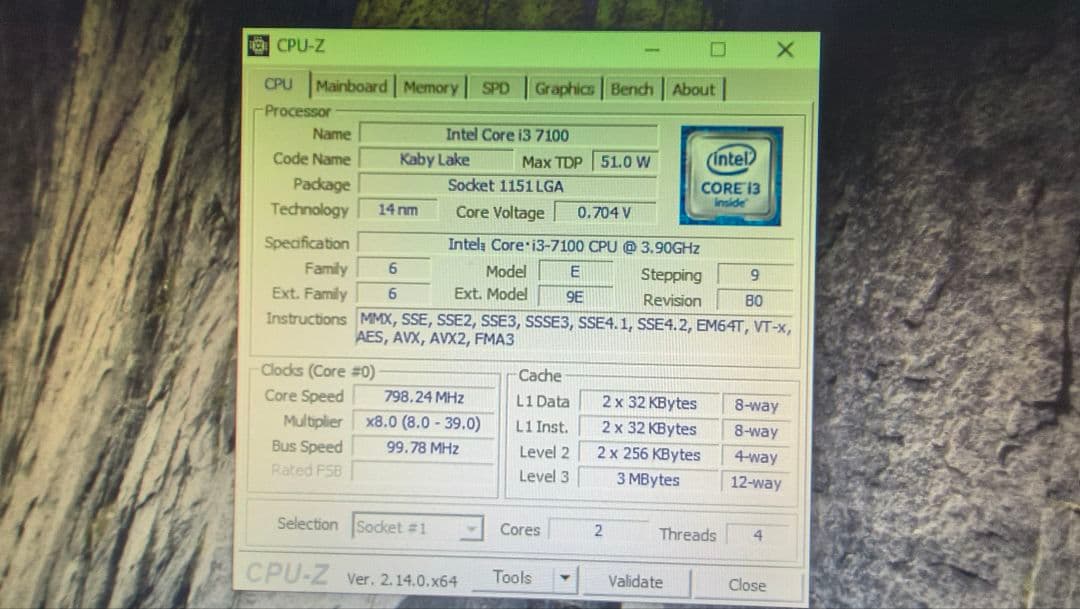 core i3 6100 7100 まとめ売り動作確認済み