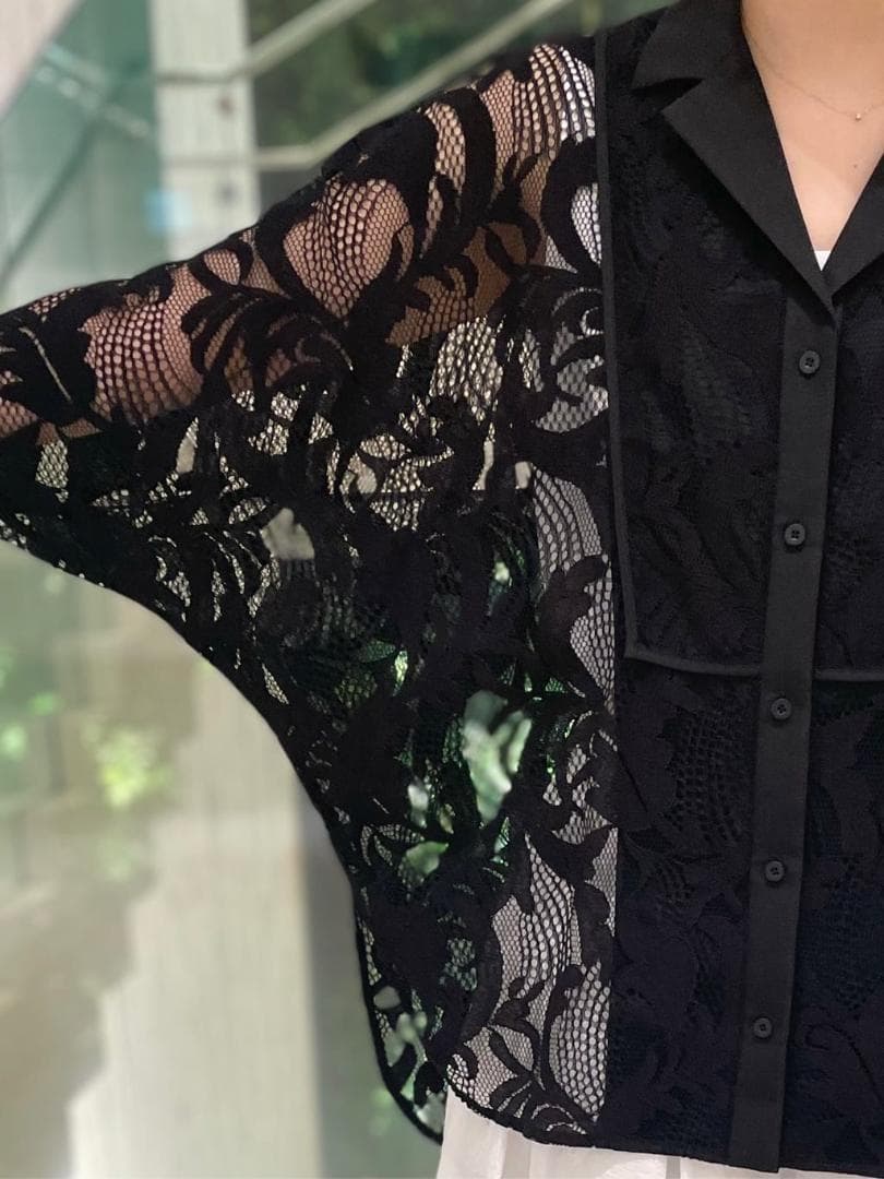 DialaADORE 57,200円24S/S ボタニカルレースブラウス