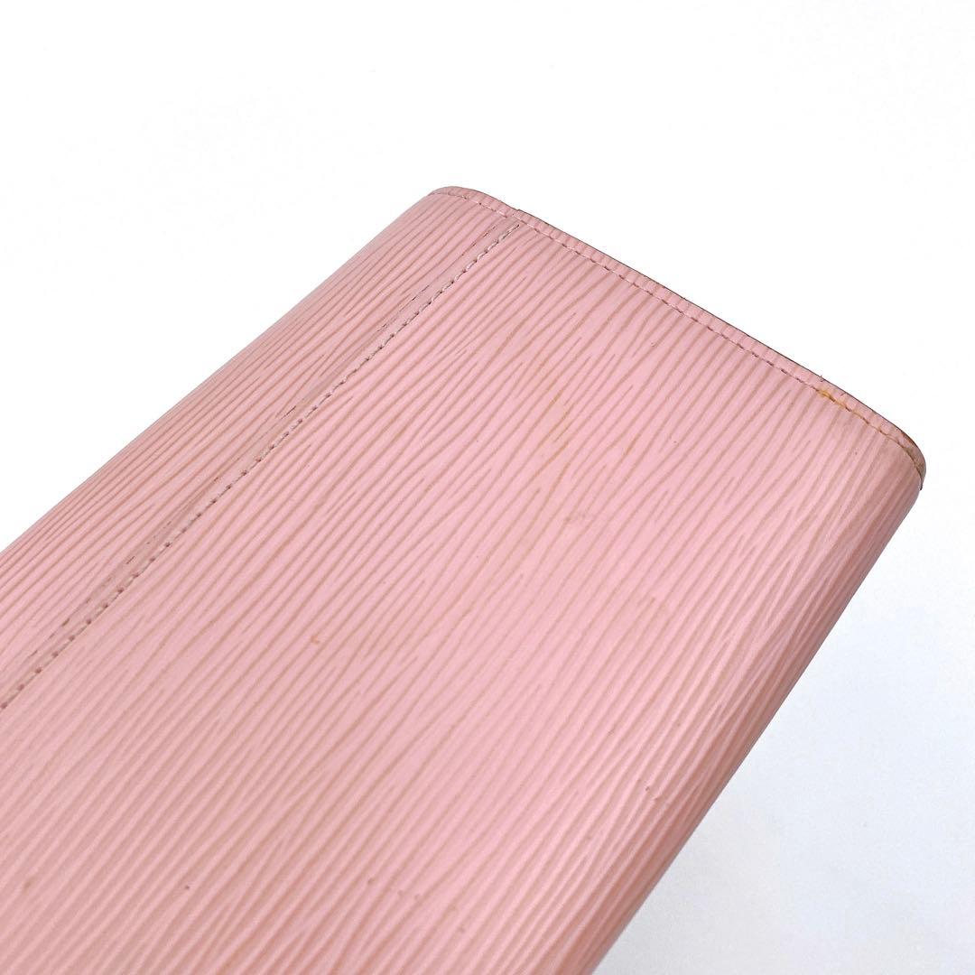 【箱付】ルイヴィトン エピ ポルトフォイユサラ 長財布 ローズバレリーヌ ピンク