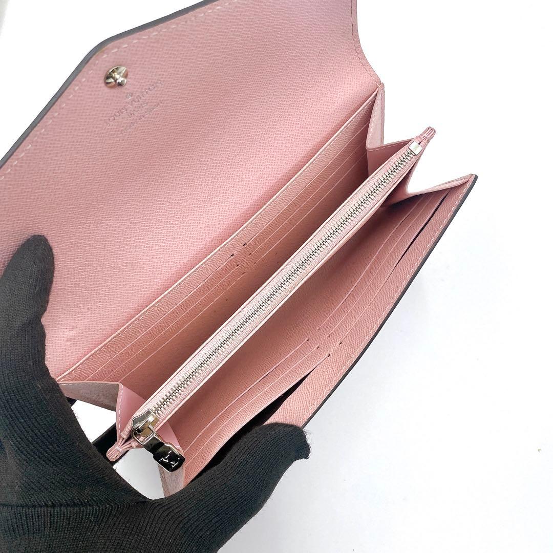 【箱付】ルイヴィトン エピ ポルトフォイユサラ 長財布 ローズバレリーヌ ピンク