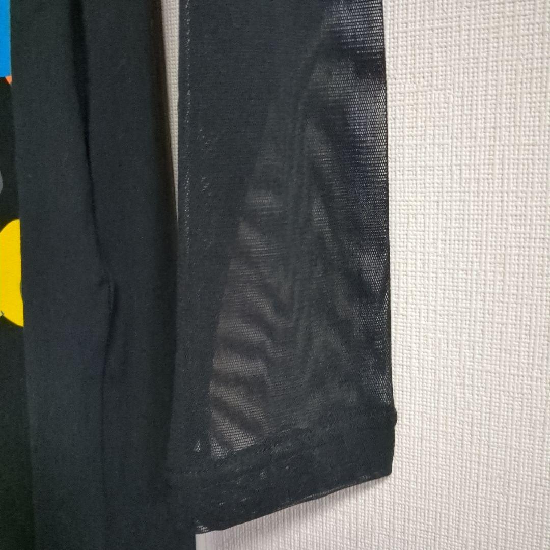 タグ付き未使用品⭐️トクコプルミエヴォル⭐️黒地長袖チュニック❣️袖シースルー