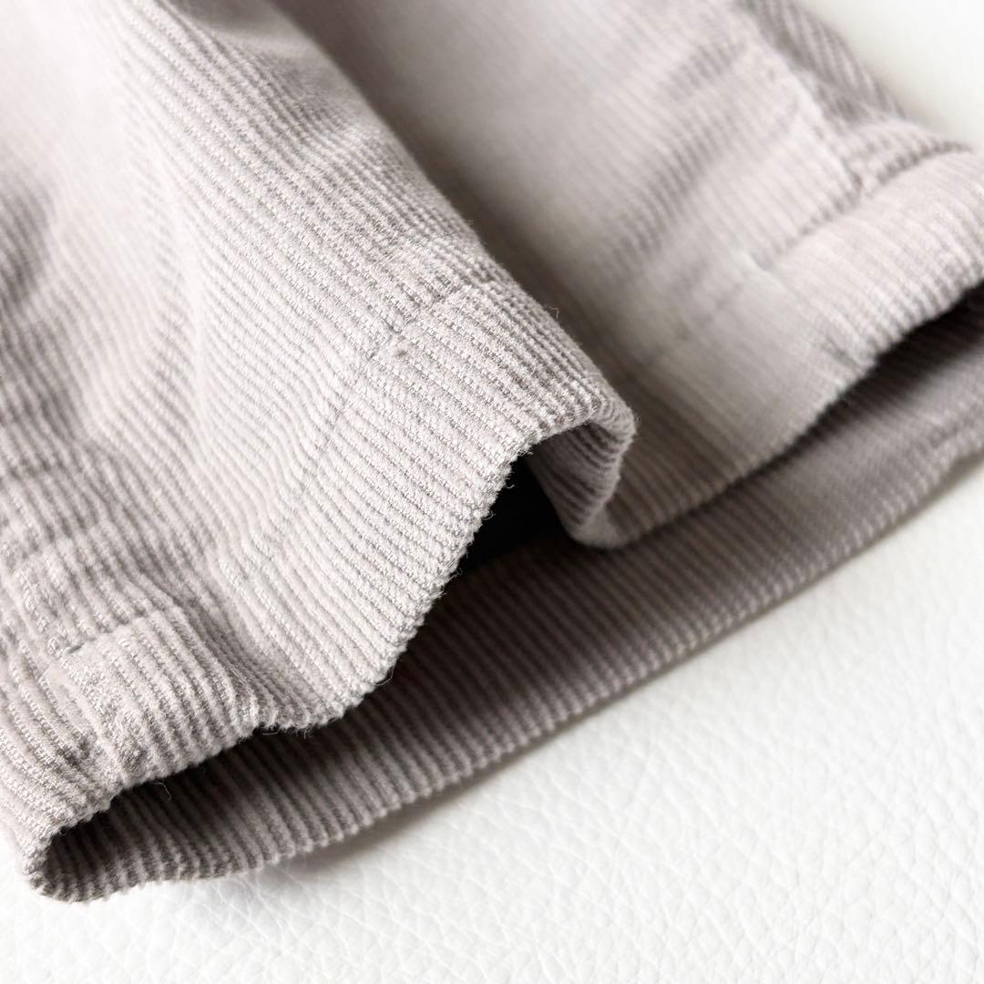 3263【美品】ブルネロクチネリ　コーデュロイパンツ　グレー　M