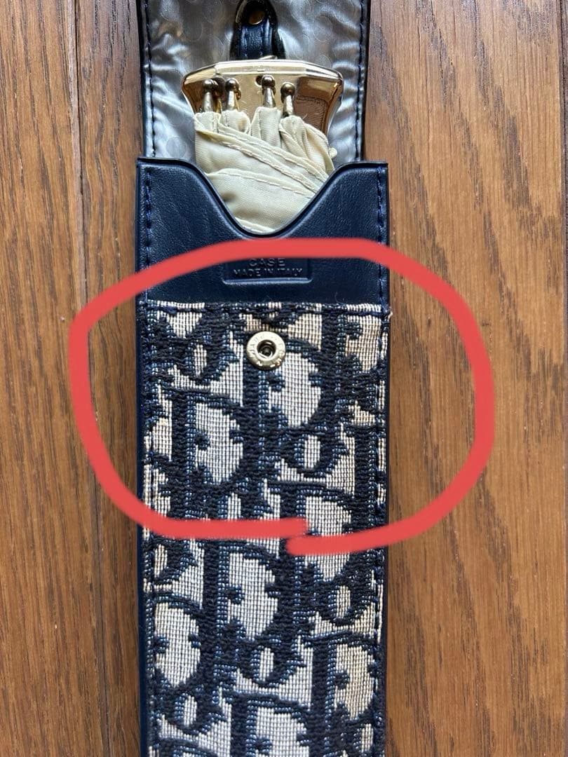 【未使用】Christian Dior ディオール 折り畳み傘 CD ロゴ