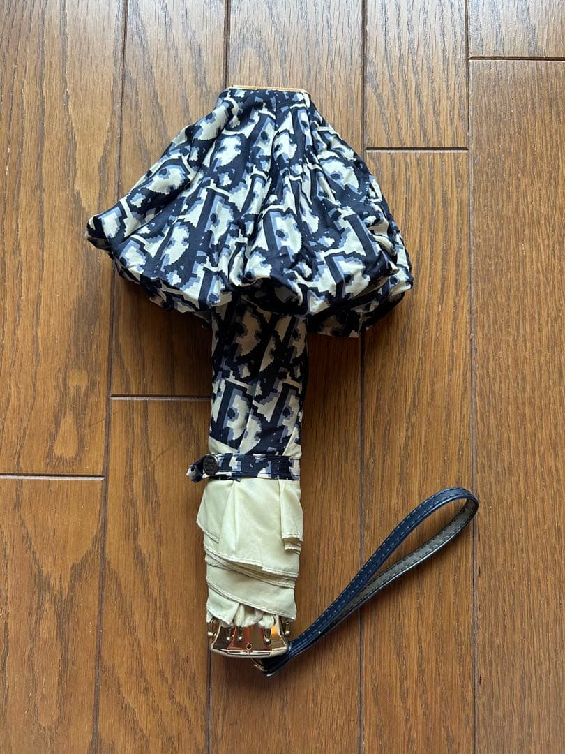 【未使用】Christian Dior ディオール 折り畳み傘 CD ロゴ