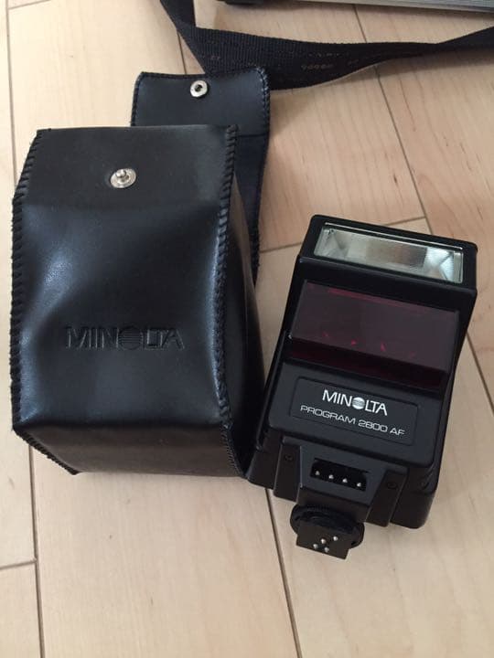 MINOLTA カメラ フラッシュ レンズ ケースのセット