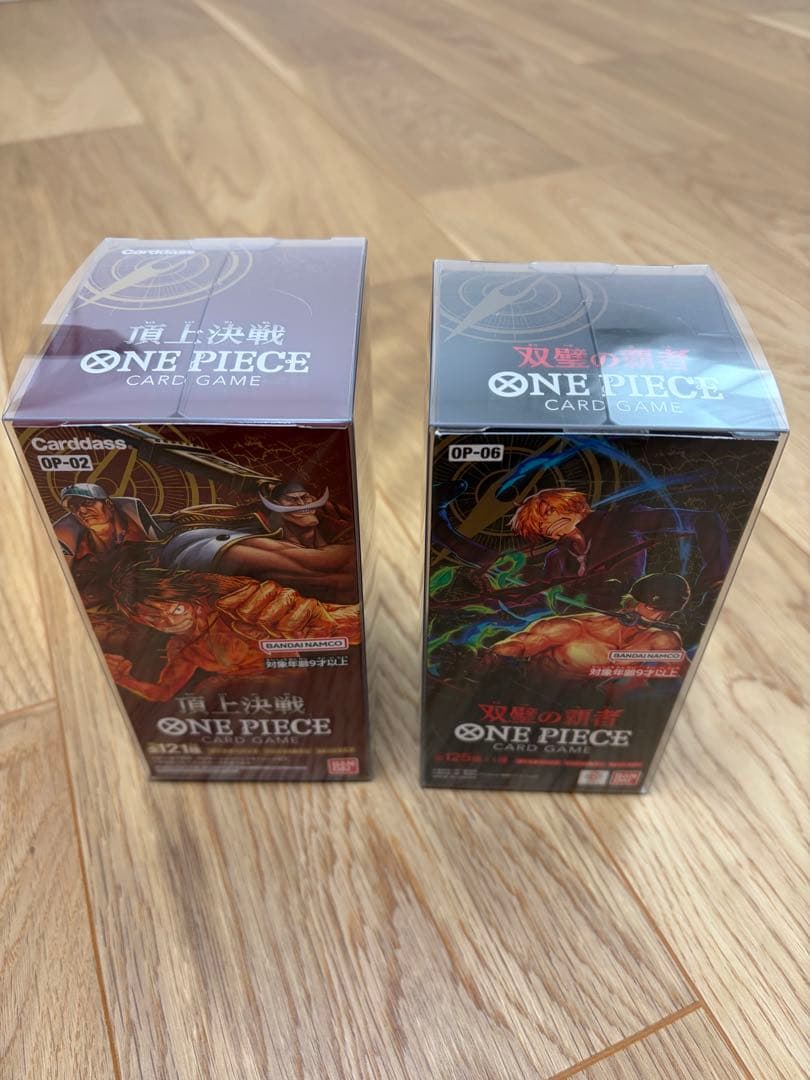 ワンピースカードゲーム 頂上決戦 双璧の覇者 未開封ボックス テープ付