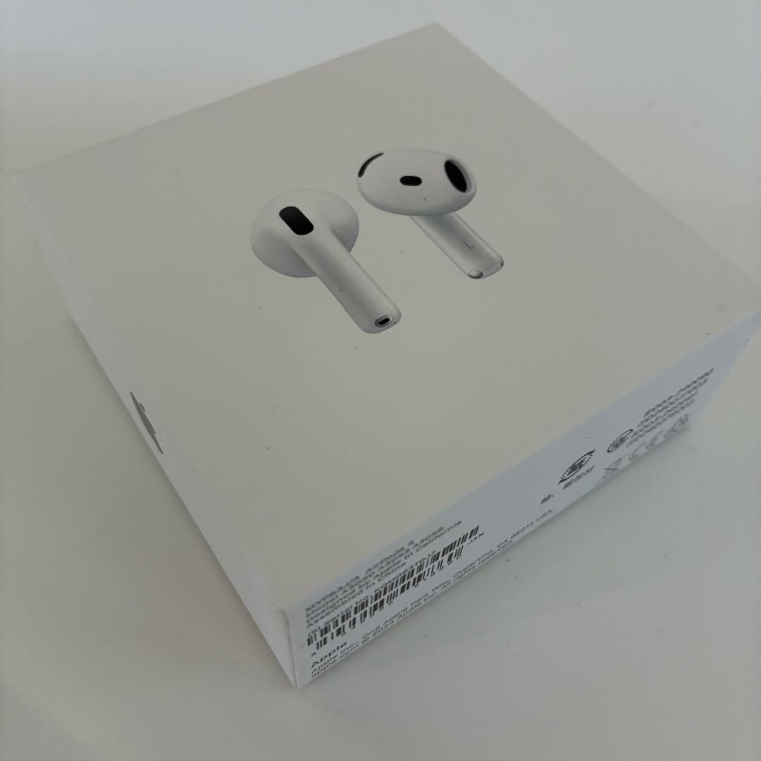 アップルストアで2025年12月購入AirPods 4新品未開封