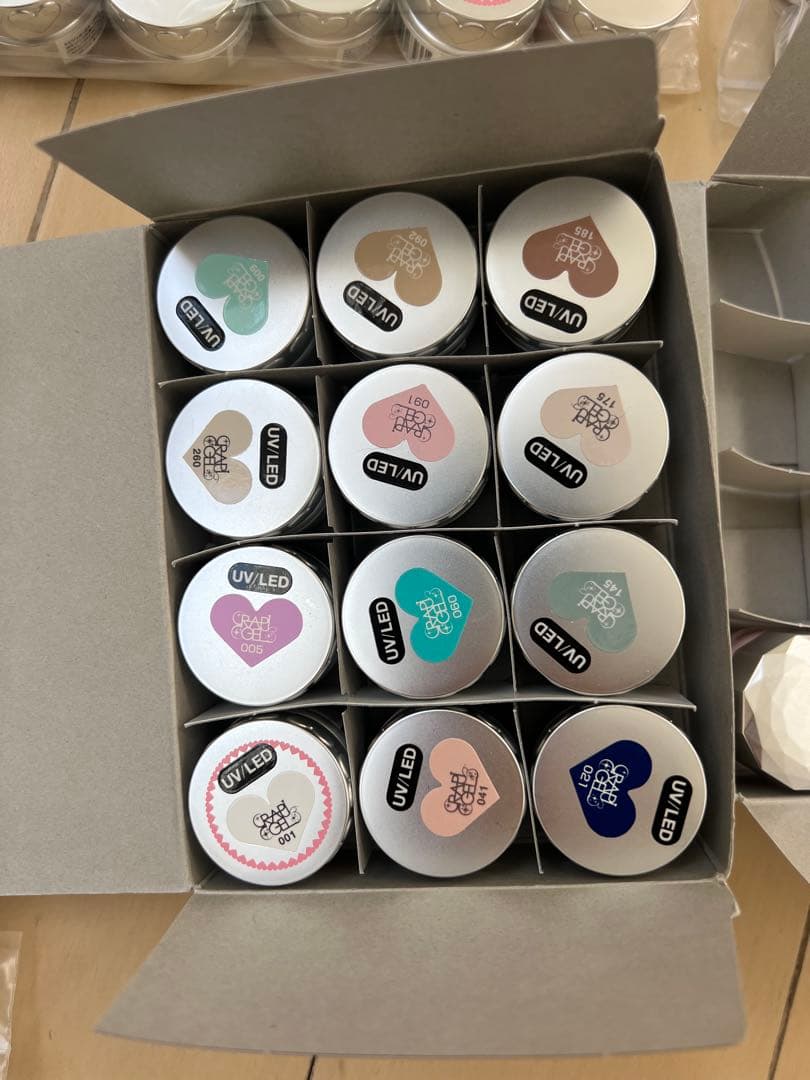 UV/LED対応ジェルネイルカラーセット