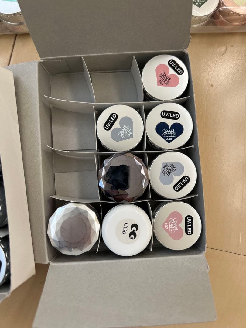 UV/LED対応ジェルネイルカラーセット