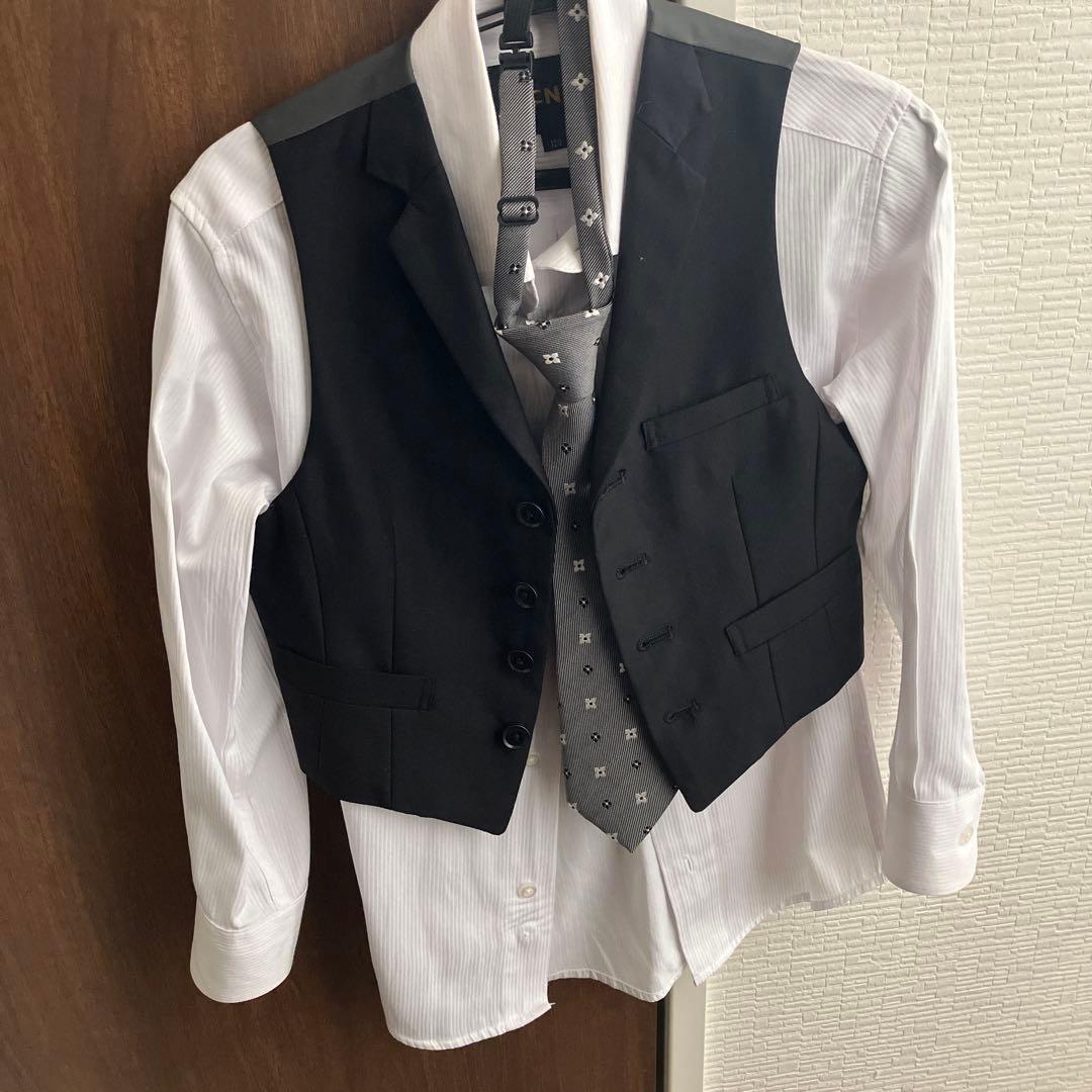 ミキハウス　スーツ　120 入学式　ベスト付き