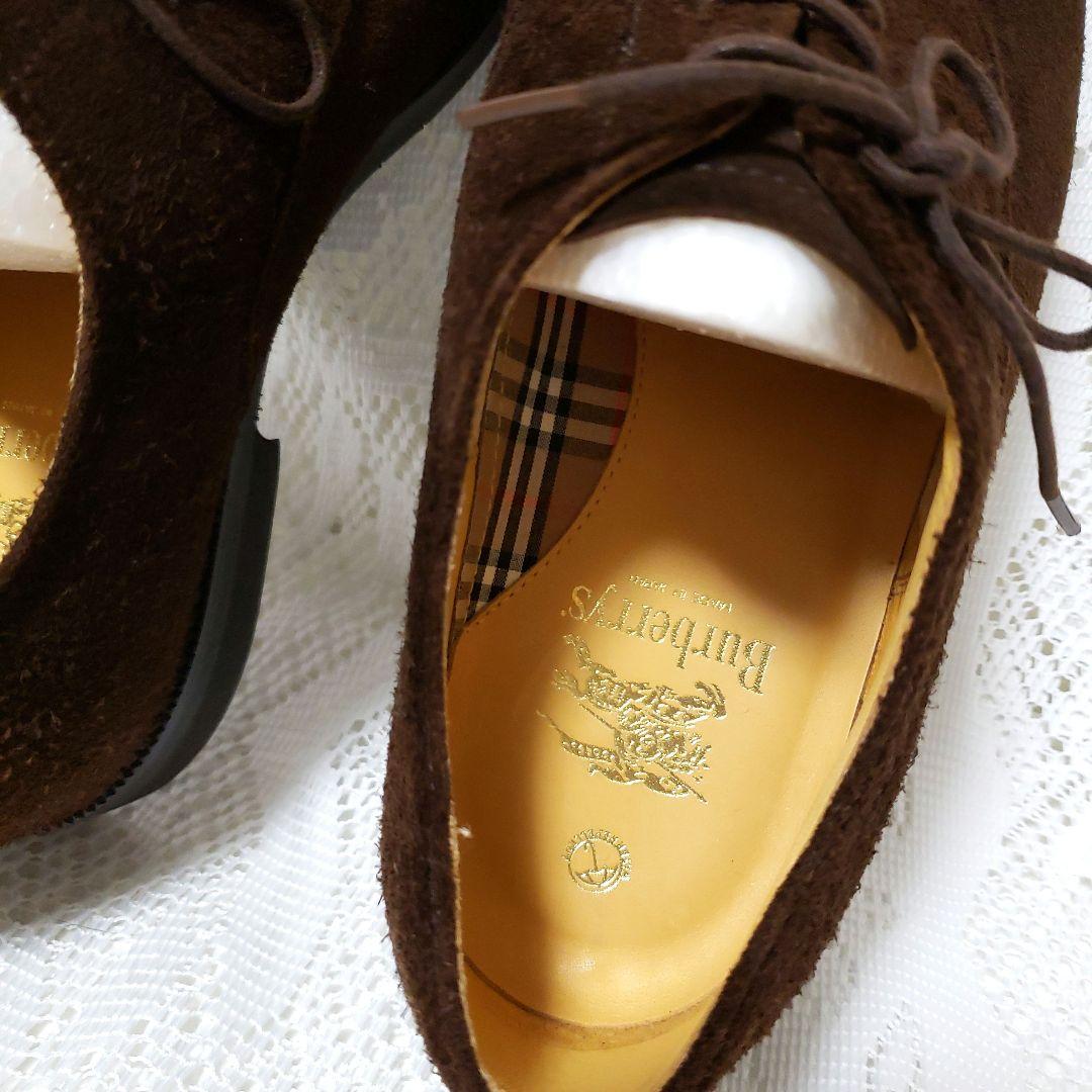 Burberrys ブラウン スエードメンズ靴◆バーバリー靴◆
