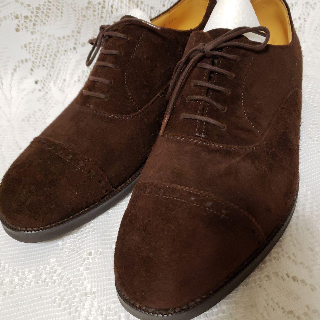 Burberrys ブラウン スエードメンズ靴◆バーバリー靴◆