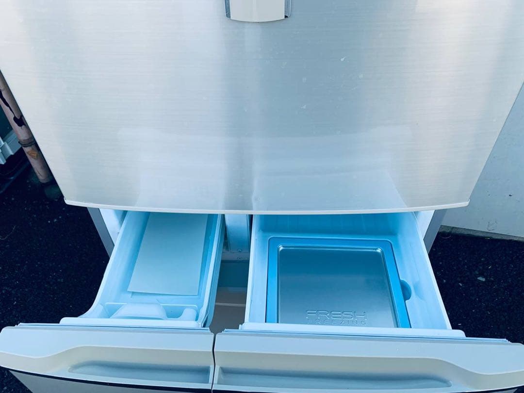 ①✅Panasonicノンフロン冷凍冷蔵庫✅ NR-E435T-N✅送料設置無料