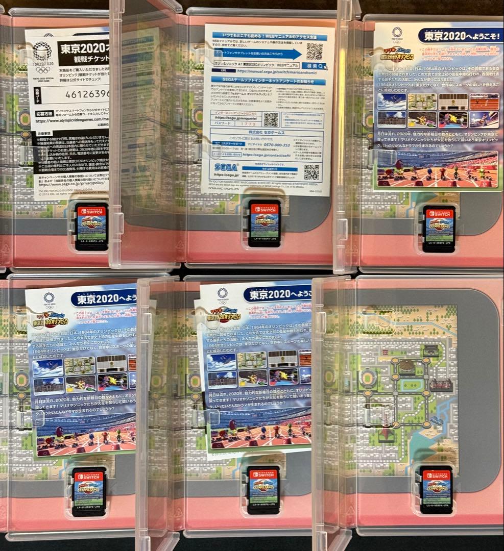【スイッチ】マリオ&ソニック AT 東京2020オリンピック　6個セット
