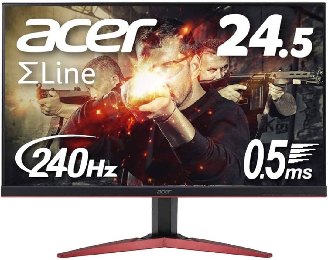 動作◯ 付属品完備Acer KG251QIbmiipx 240hz