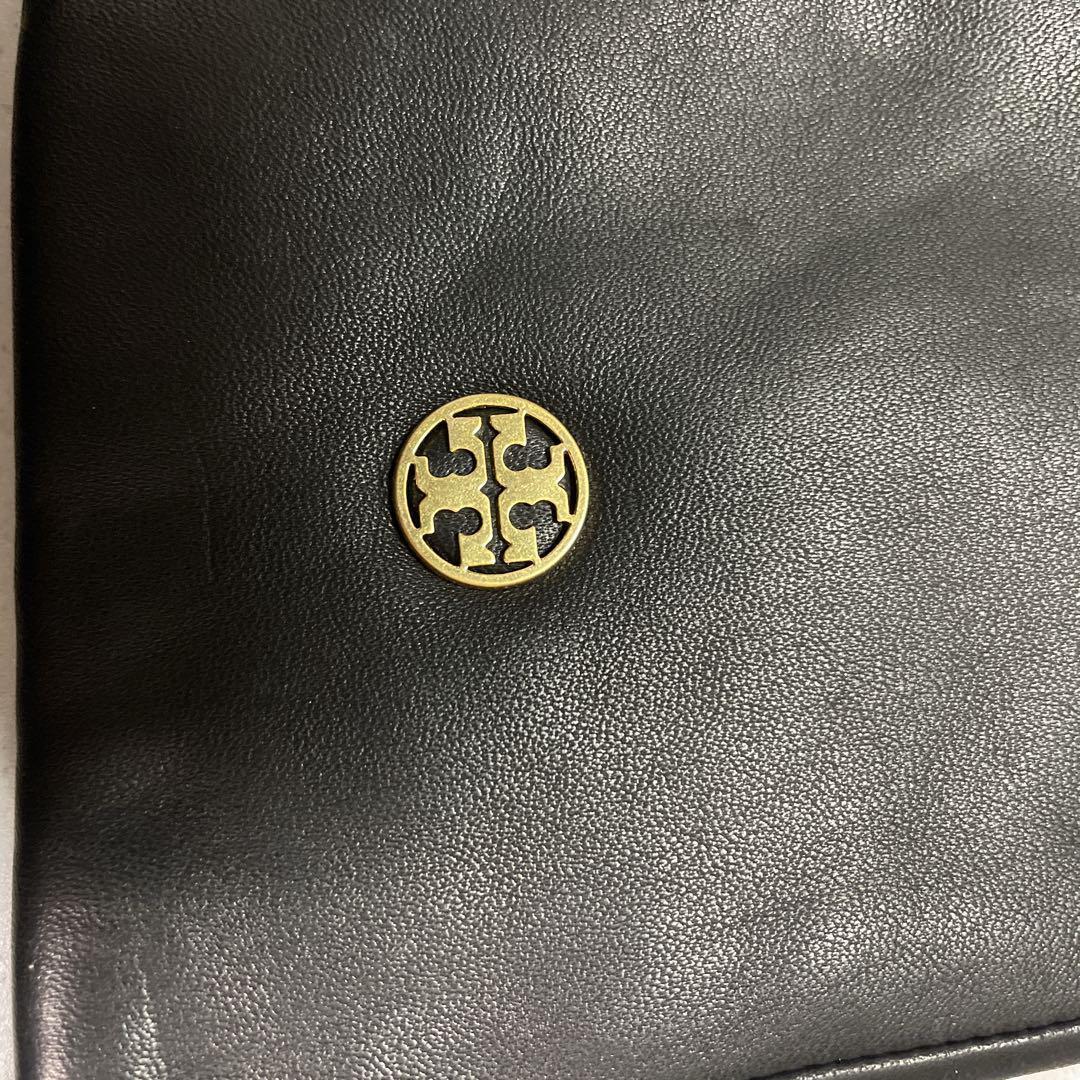 トリーバーチ　グローブ　ブラック　ゴールドロゴ　エレガント　レザー　新品