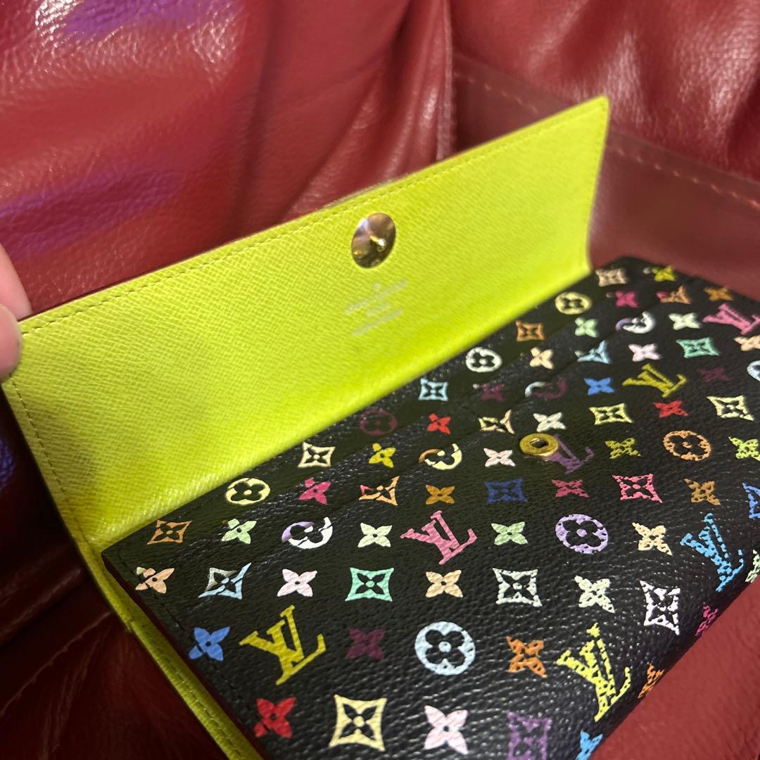 ルイヴィトン マルチカラー 長財布