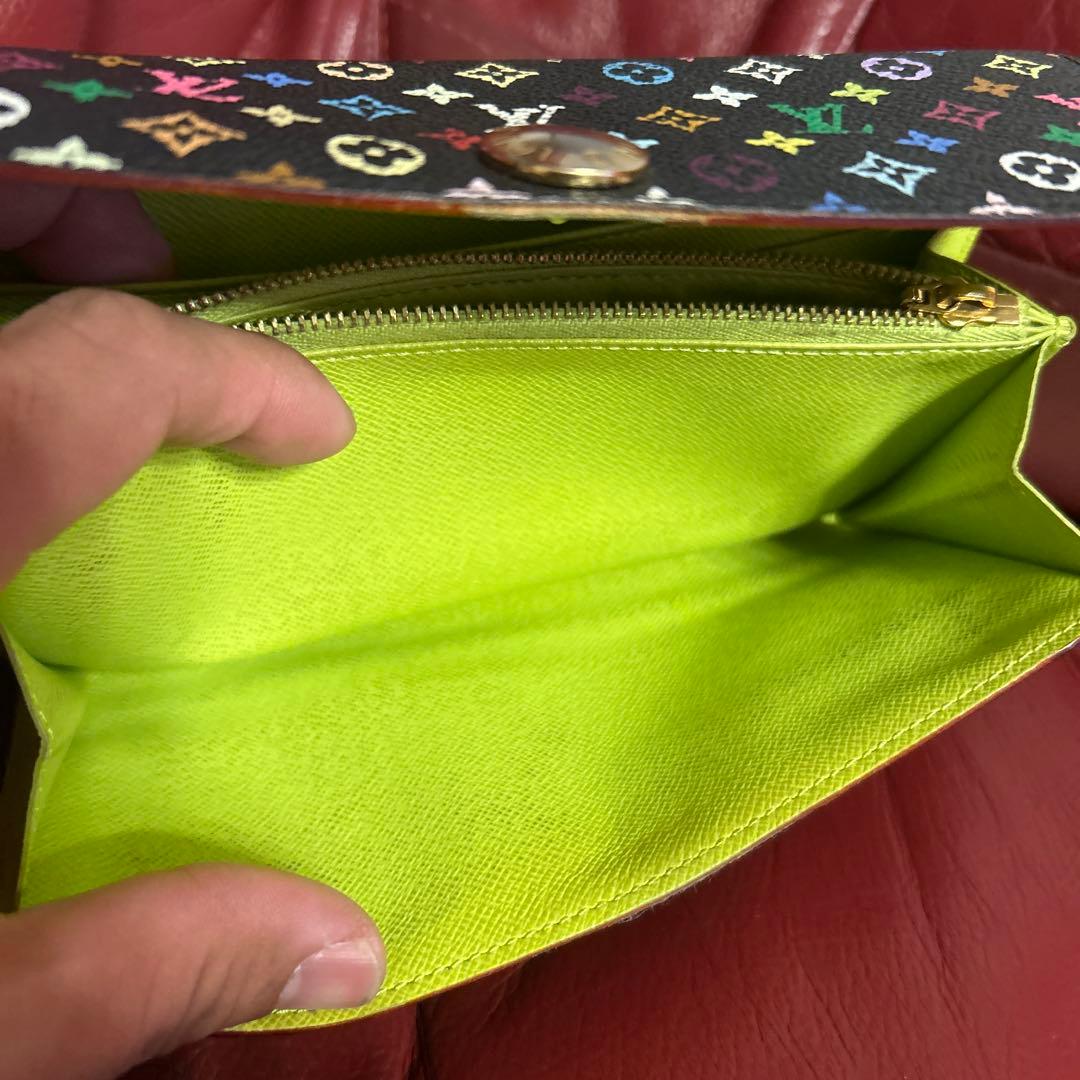 ルイヴィトン マルチカラー 長財布