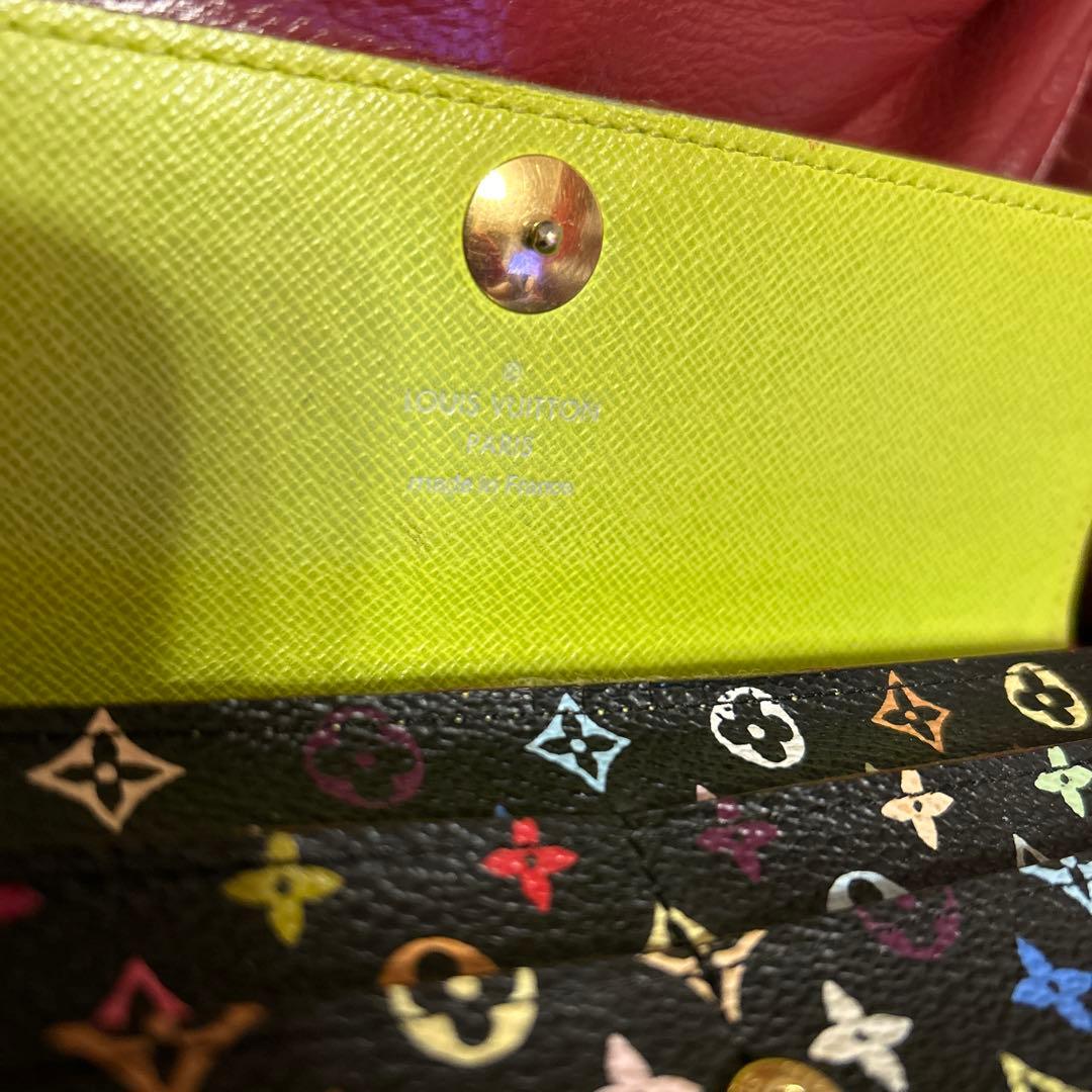 ルイヴィトン マルチカラー 長財布