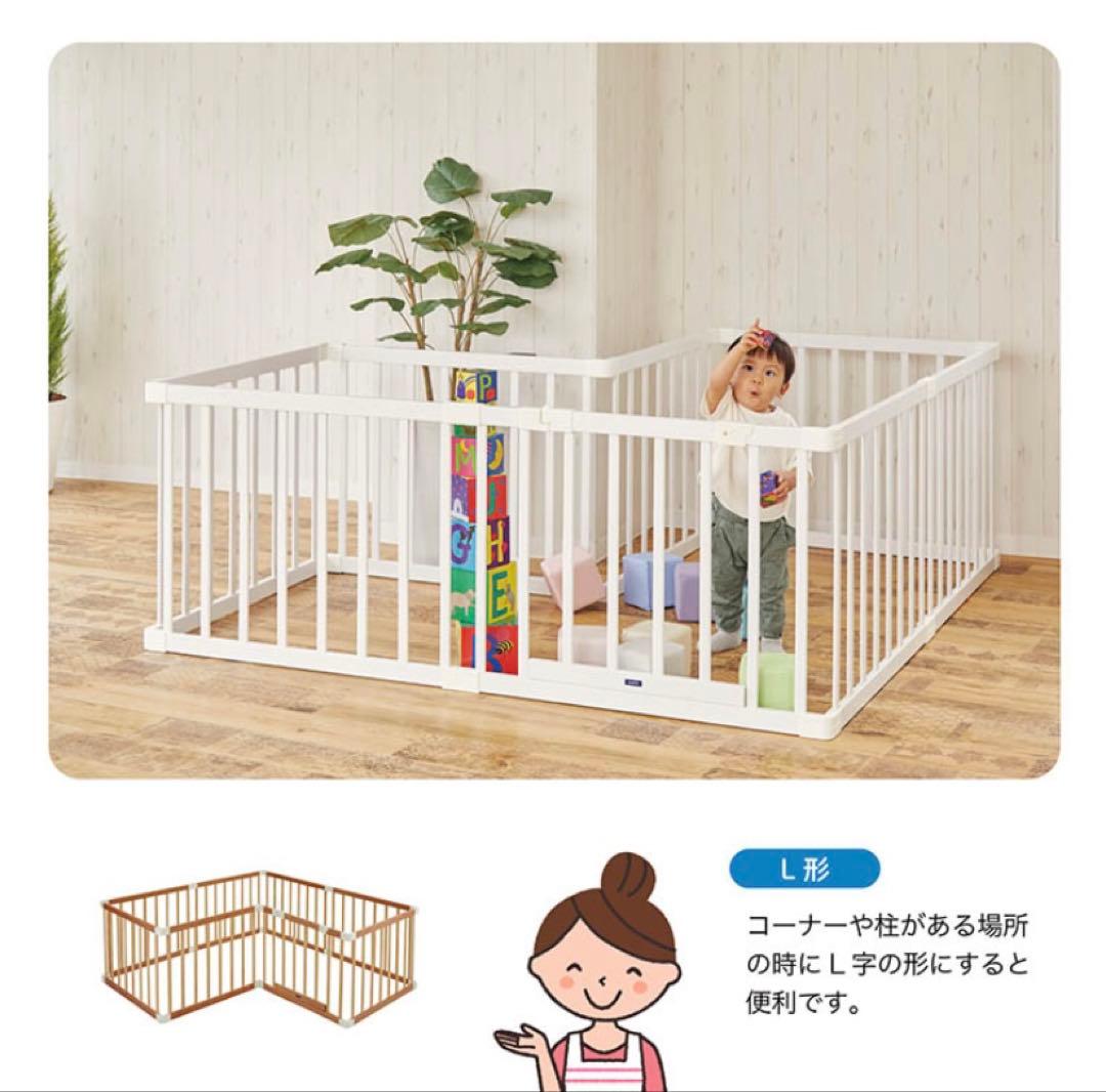 KATOJI 木製ベビーサークル