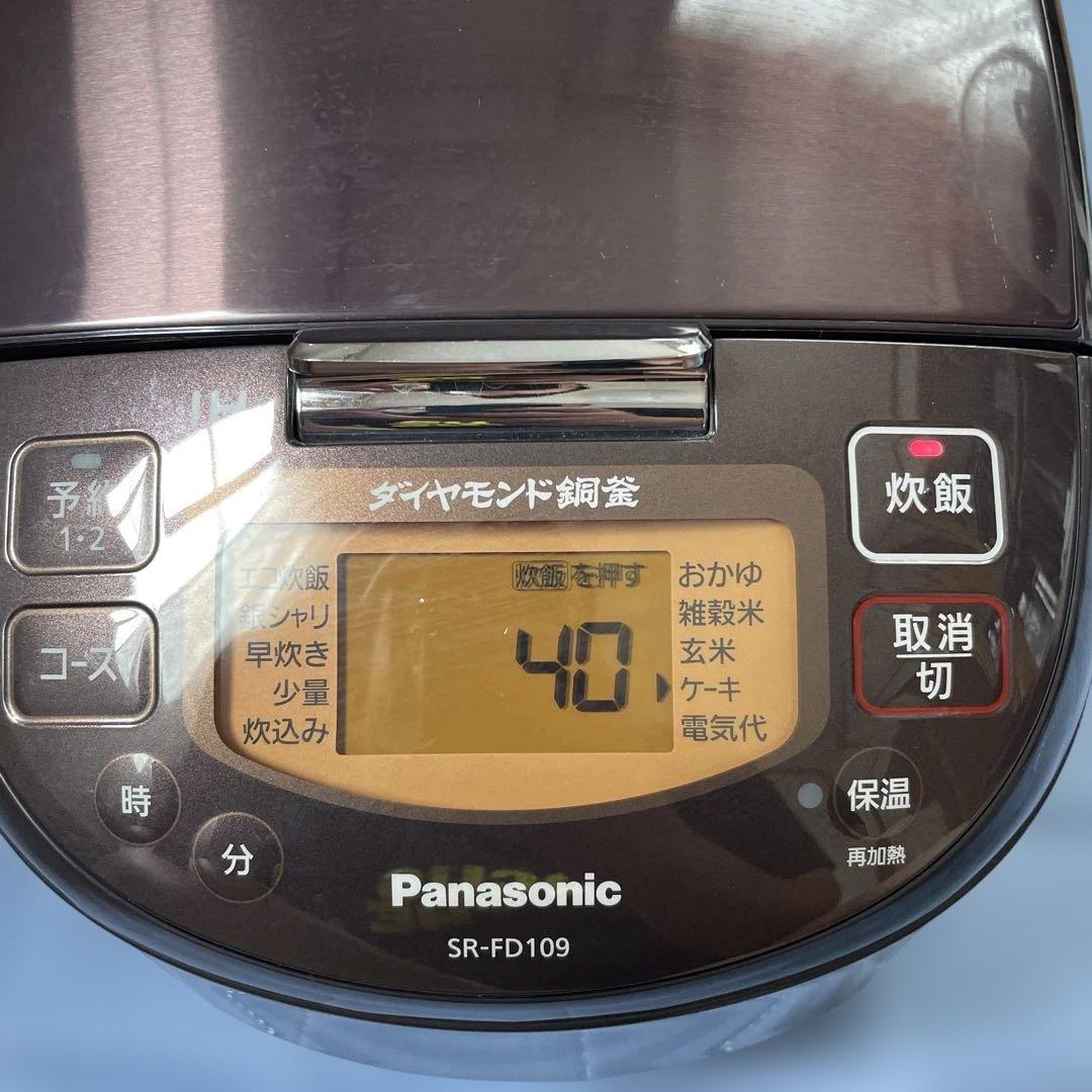 Panasonic IH ジャー炊飯器 ブラウン SR-FD109