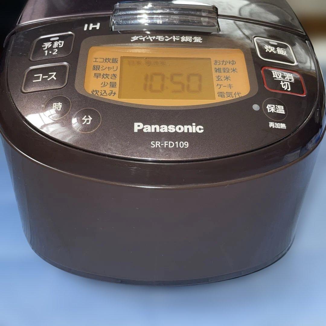 Panasonic IH ジャー炊飯器 ブラウン SR-FD109