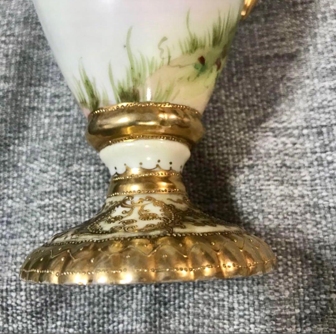 オールドノリタケ 花瓶 マルキ印