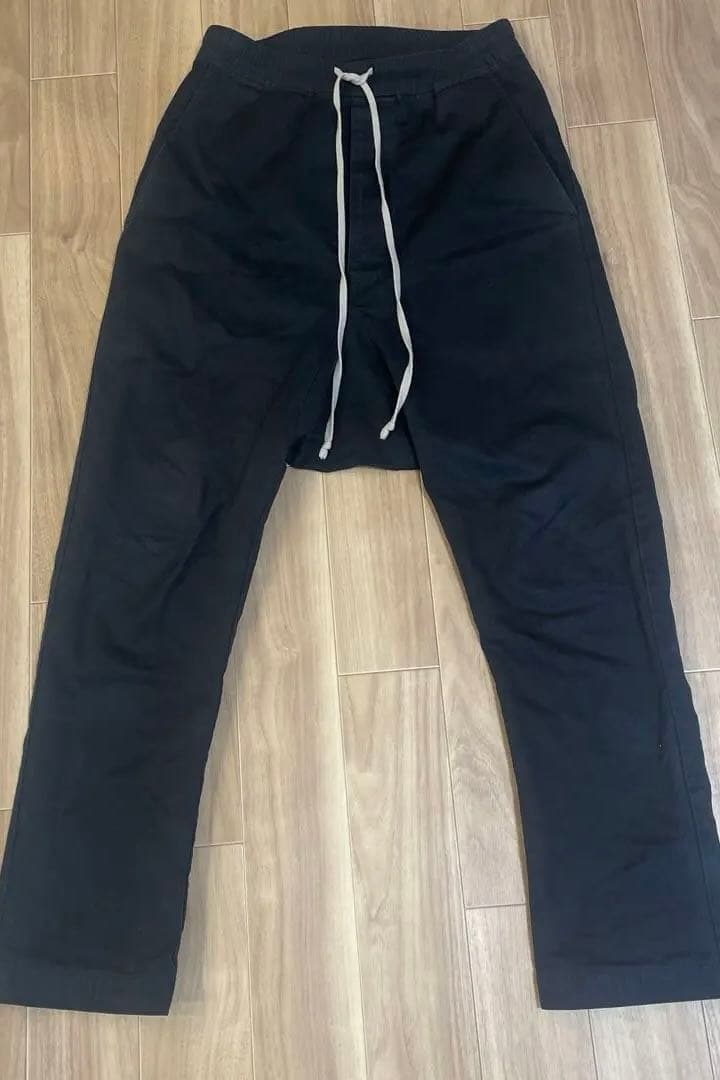 パンツ RICK OWENS DRAWSTRING LONG PANTS 46
