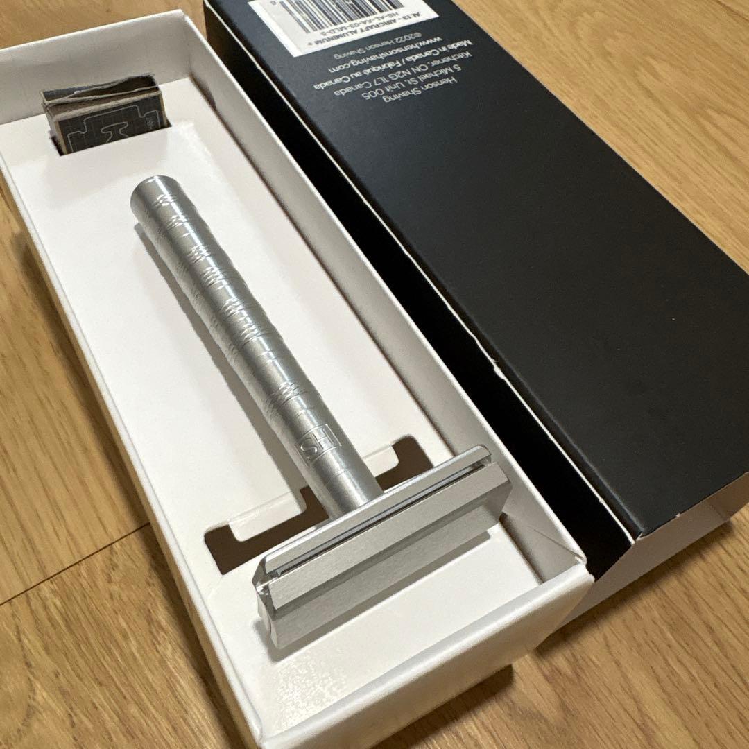 Henson Shaving AL13 メンズ剃刀 替え刃4枚 美品