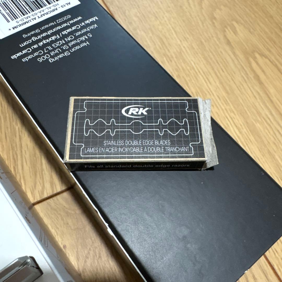 Henson Shaving AL13 メンズ剃刀 替え刃4枚 美品