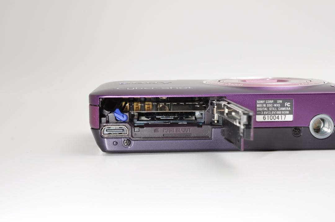 【美品】SONY Cyber-shot DSC-WX5 バイオレット　動作確認済