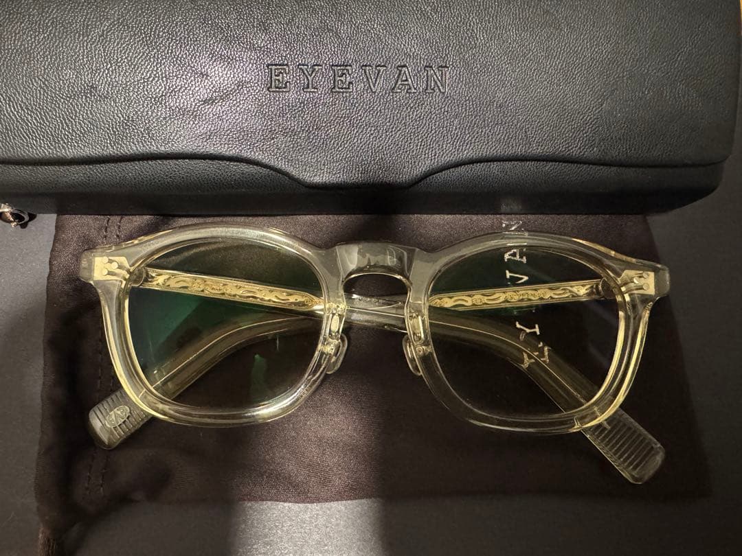 f*r様 EYEVAN Sadler（サドラー）49mmクリアフレーム　サングラ