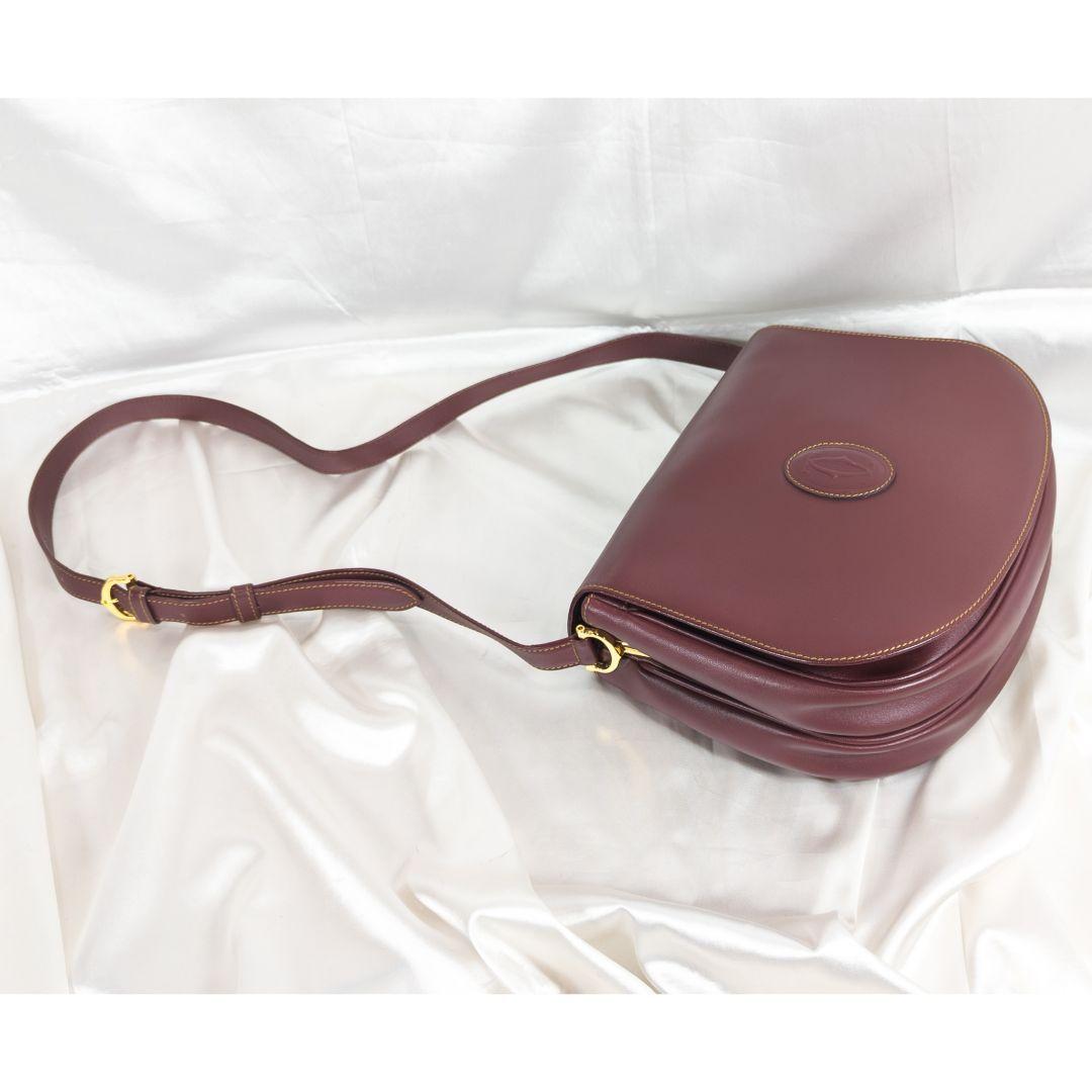 【極美品】 カルティエ マストライン メッセンジャーバッグ ２層タイプ 保存袋付