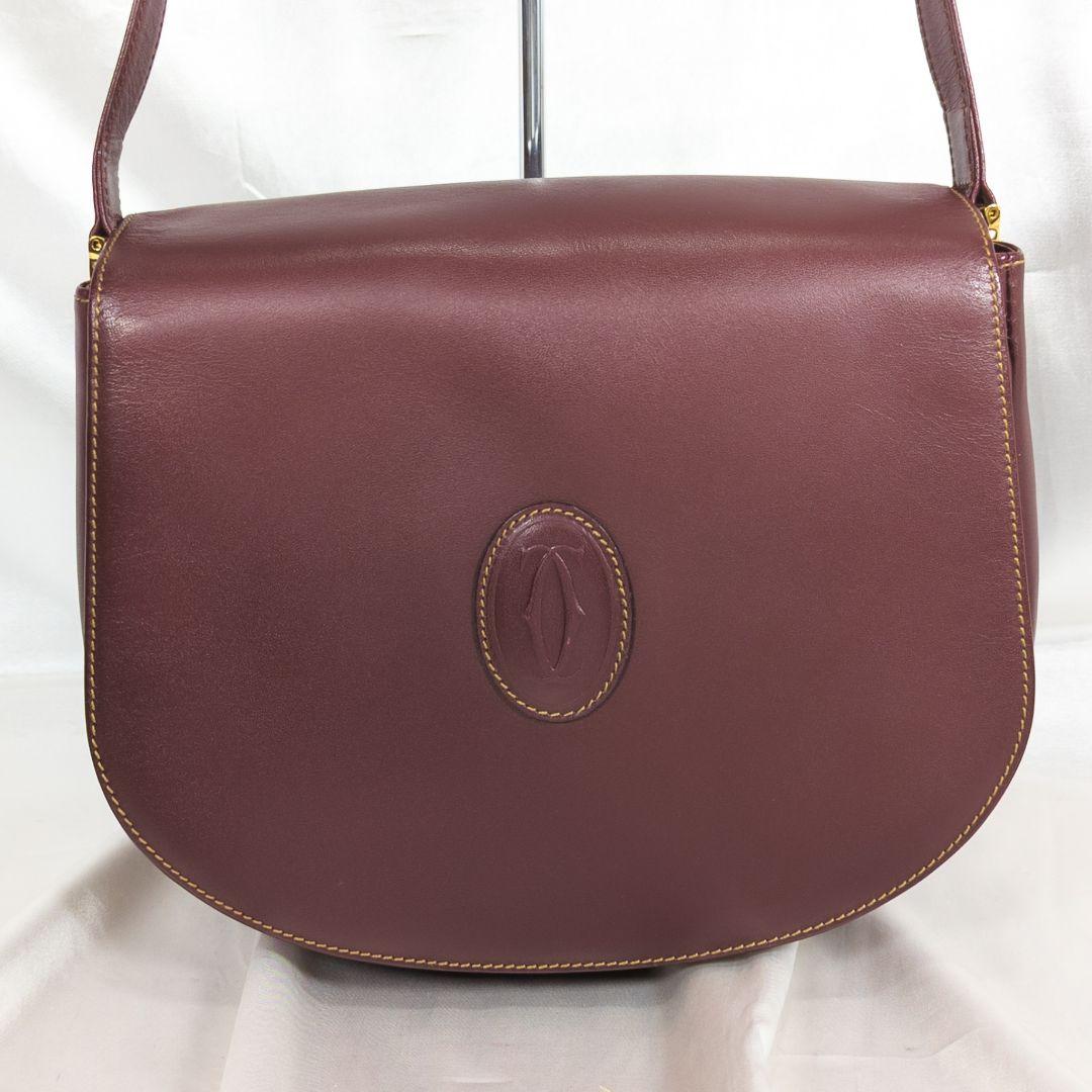 【極美品】 カルティエ マストライン メッセンジャーバッグ ２層タイプ 保存袋付