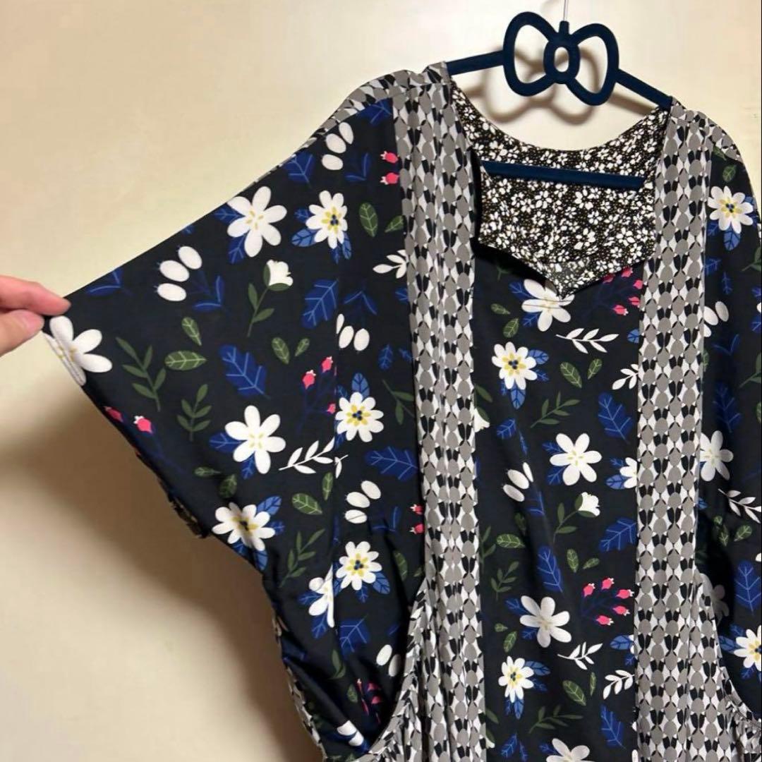 as knou as オオラカ　半袖ワンピース【19号】