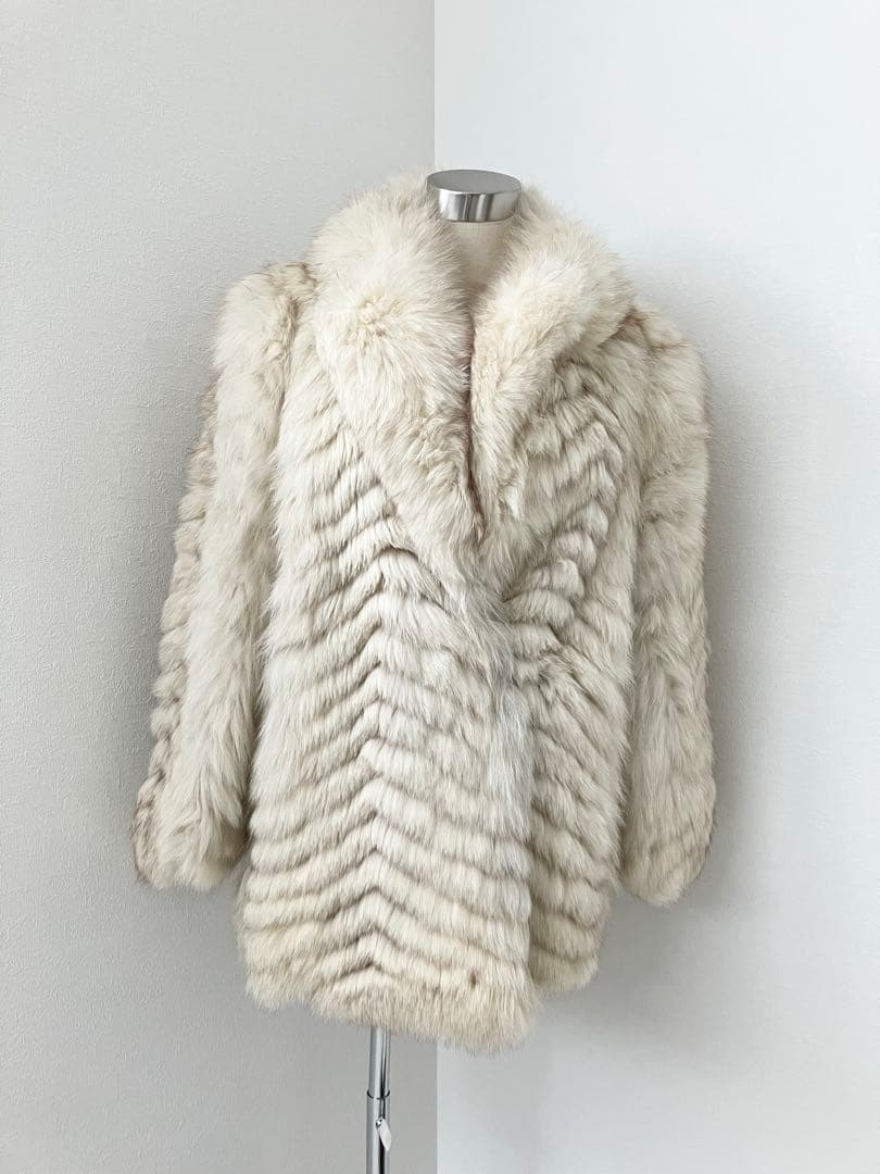 Sabel✨セーブル　サガフォックス　金サガ　毛皮　フォックスコート