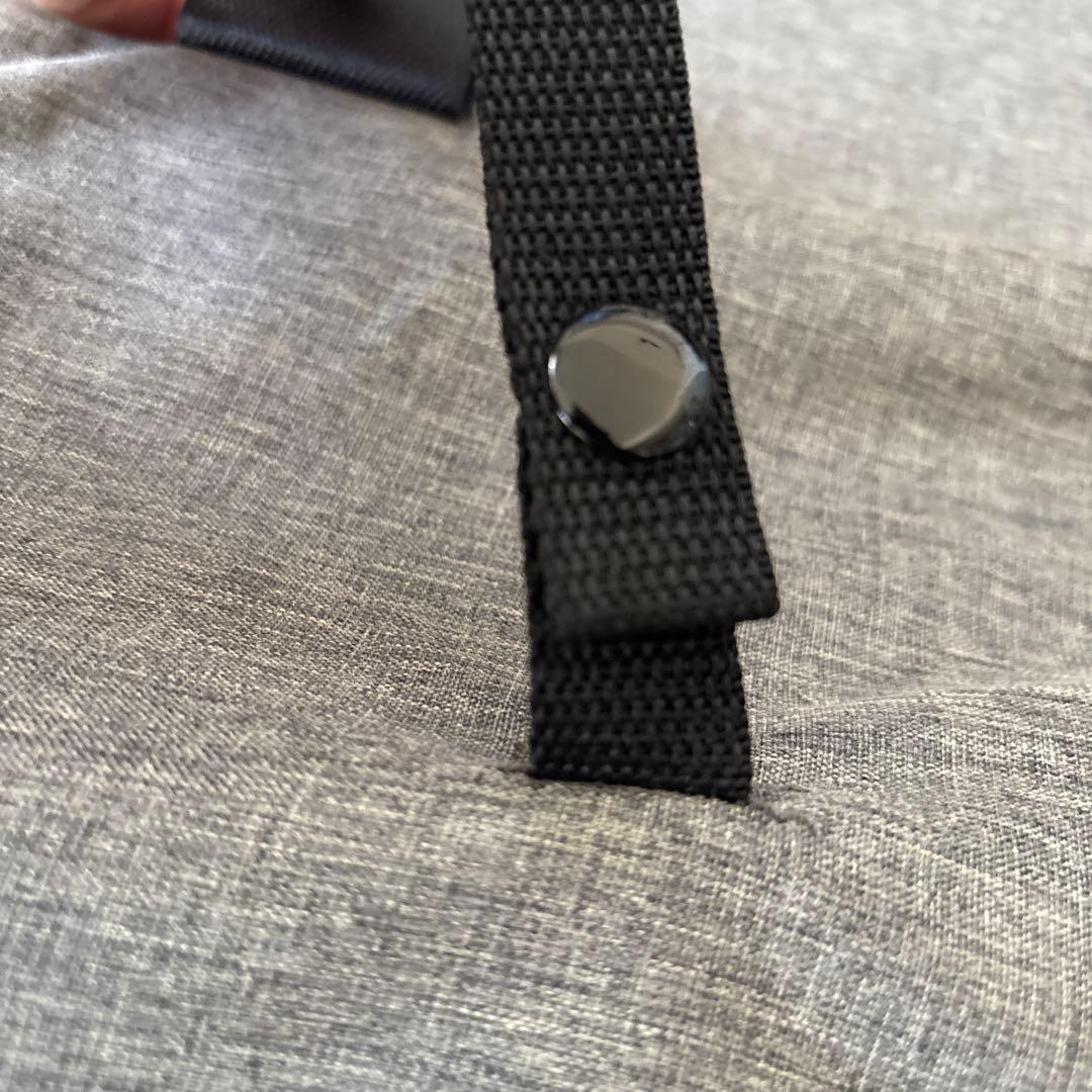 HZDMJ 折りたたみベビーベッド グレー