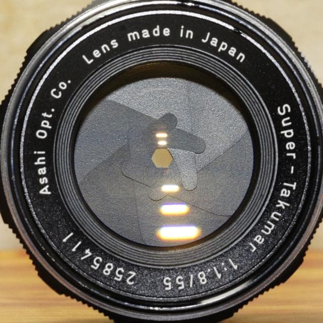 整備済完動　PENTAX SP黒＋Super-Takumar 55mm F1.8