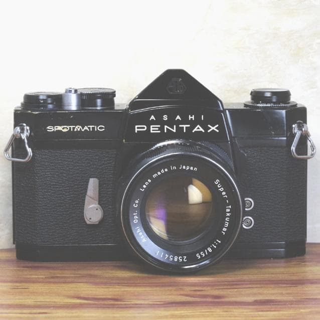 整備済完動　PENTAX SP黒＋Super-Takumar 55mm F1.8