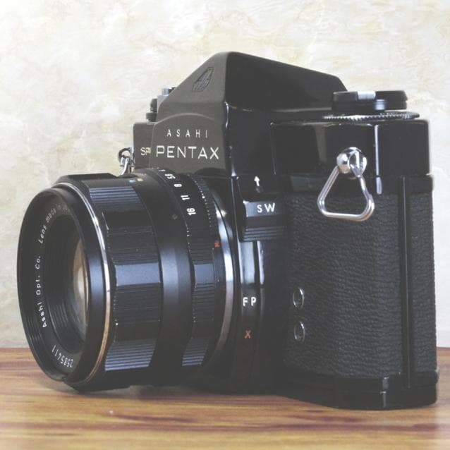 整備済完動　PENTAX SP黒＋Super-Takumar 55mm F1.8