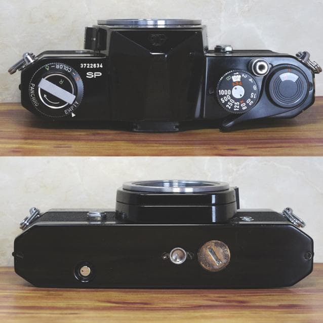 整備済完動　PENTAX SP黒＋Super-Takumar 55mm F1.8