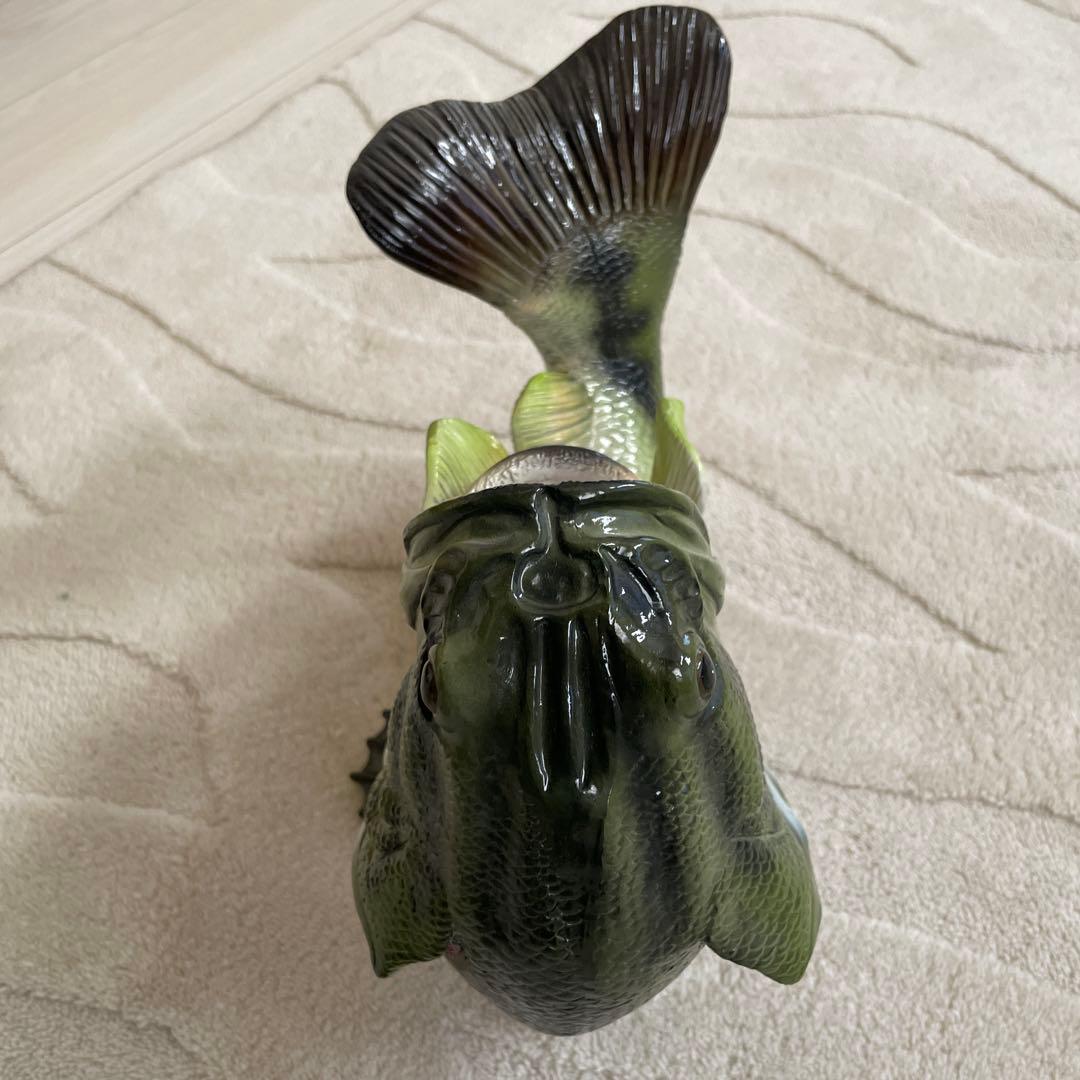 激レア　ブラックバス　フィギュア　置物　ボトル置き