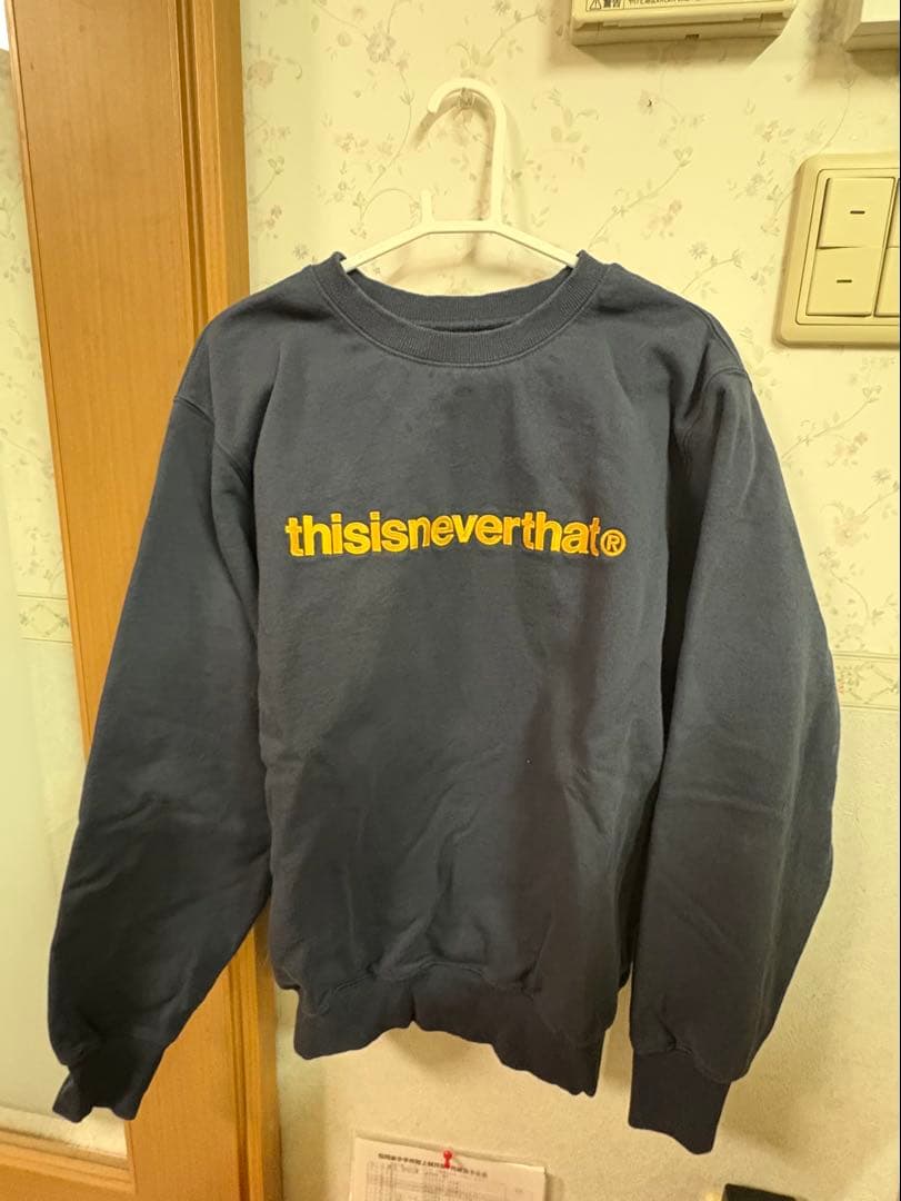 thisisneverthat ネイビートレーナー Sサイズ
