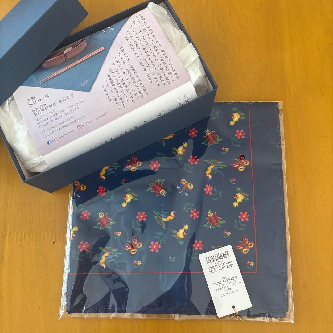 フェイラー　ハイジ　曲げわっぱ＆ランチクロス