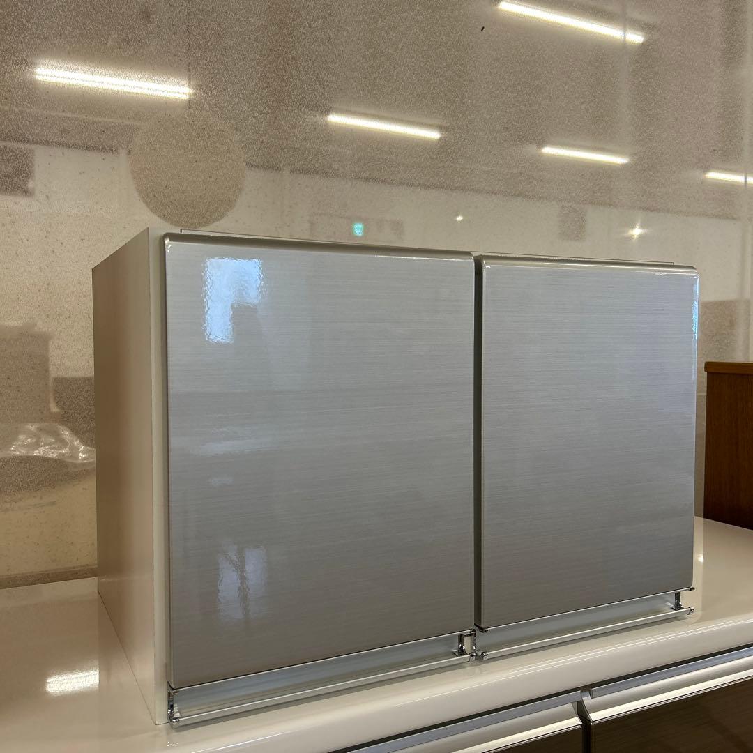 ☆展示品☆食器棚上置き 収納庫 ストック棚 フリーラック 耐震ラッチ付