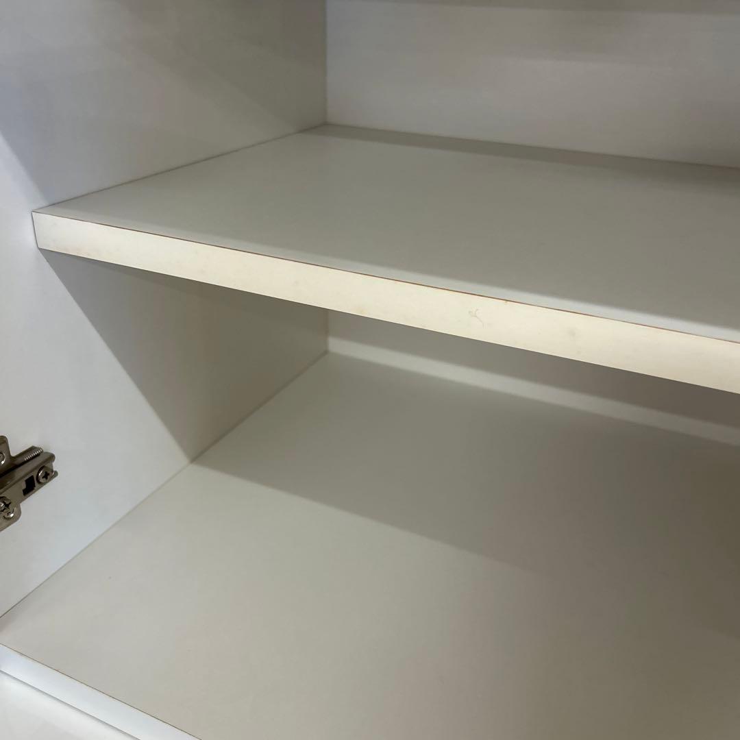 ☆展示品☆食器棚上置き 収納庫 ストック棚 フリーラック 耐震ラッチ付