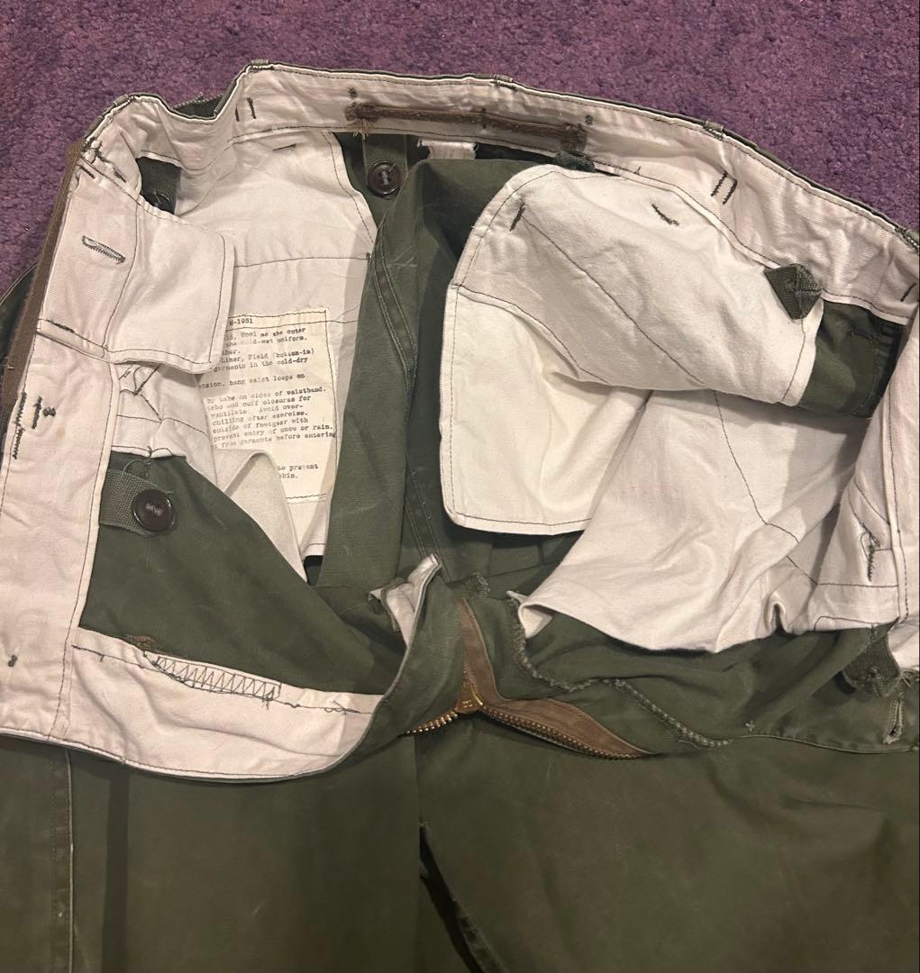 USARMY 50s M-51 field pants M-L ダック地 珍品