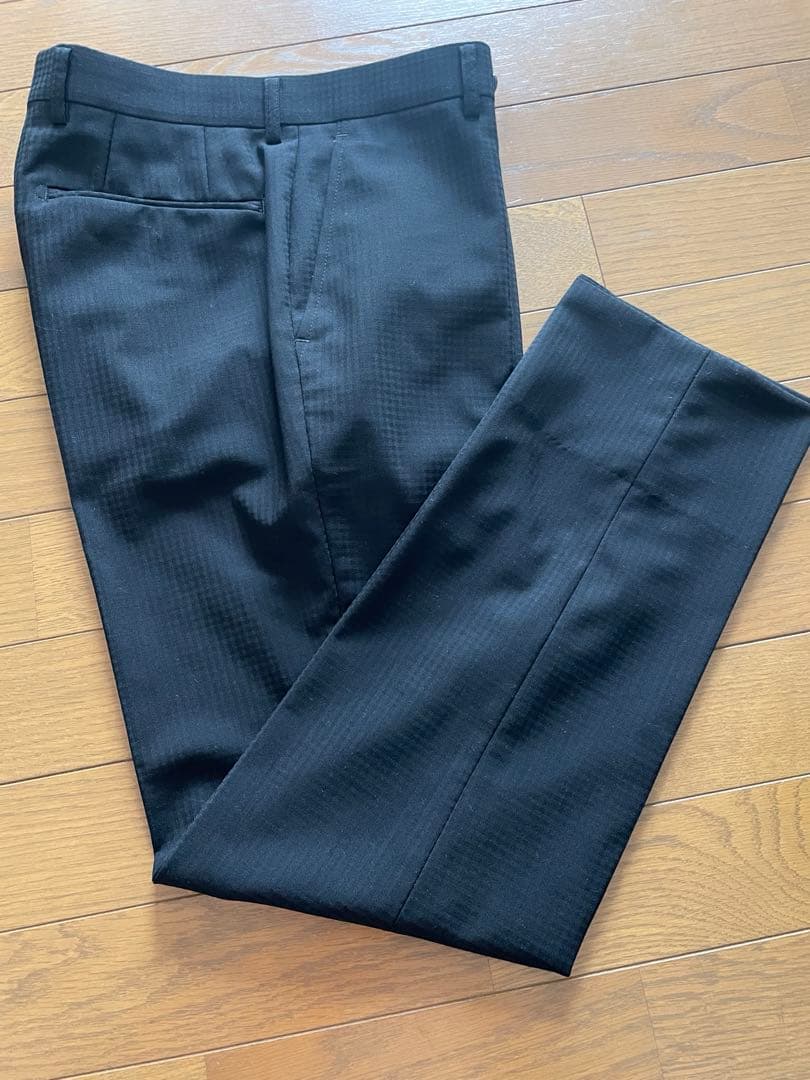 【極美品】希少Y 3 スリーピーススーツ黒チェック織柄　最安値